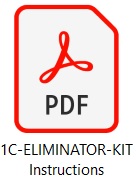 1C-ELIMINATOR-KIT Instructions